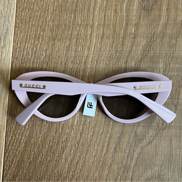 Gucci NEW NWT Pink Cat Eye Sunglasses - Picture 6 of 14